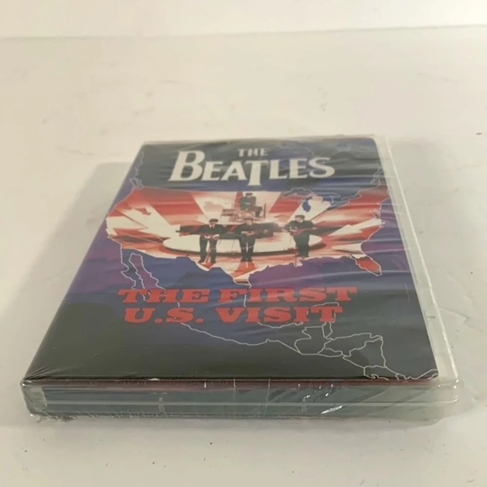 The Beatles NOS Sealed 2003 DVD The First U.S. Visit in 1964 to NY 132 Minutes